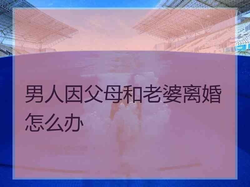 男人因父母和老婆离婚怎么办