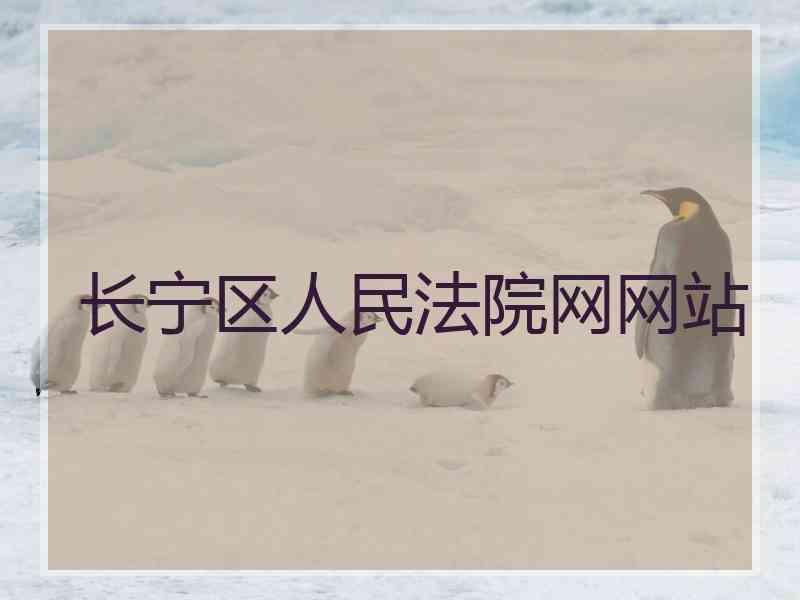 长宁区人民法院网网站