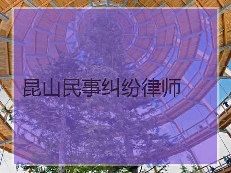 昆山民事纠纷律师