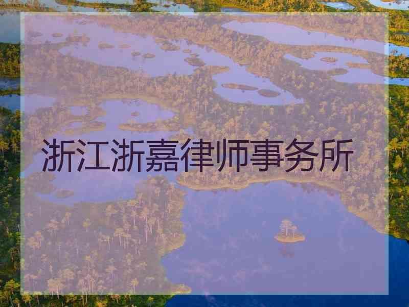 浙江浙嘉律师事务所