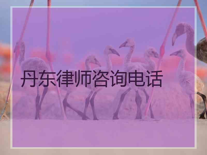 丹东律师咨询电话