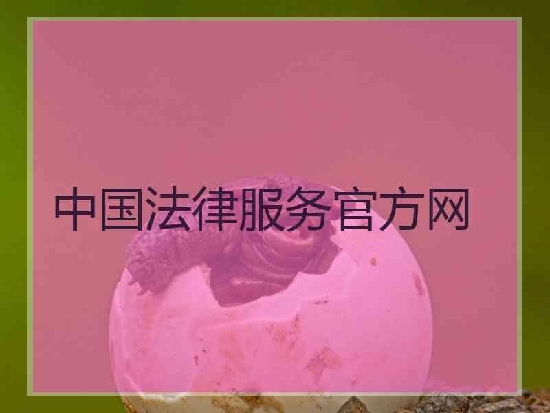 中国法律服务官方网