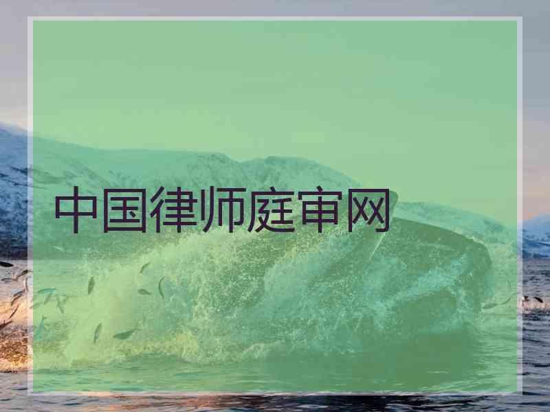 中国律师庭审网