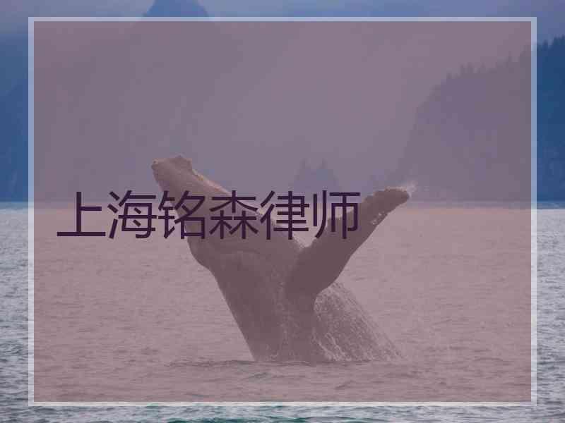 上海铭森律师