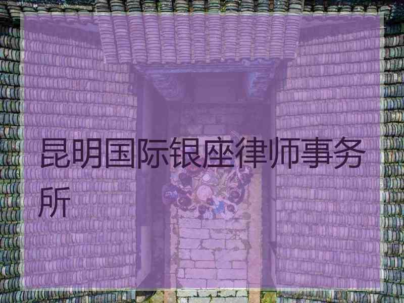 昆明国际银座律师事务所