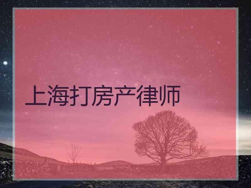 上海打房产律师