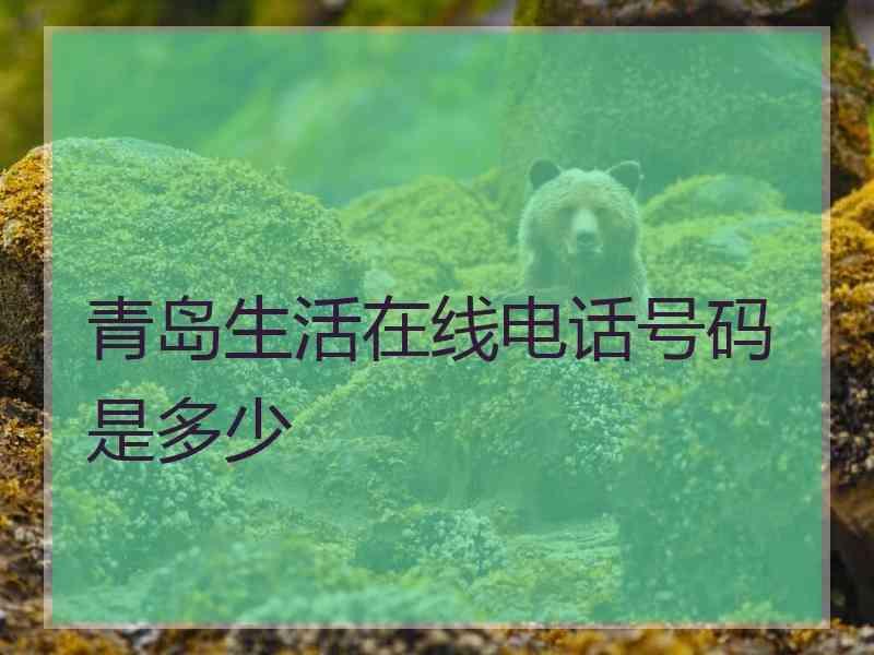 青岛生活在线电话号码是多少
