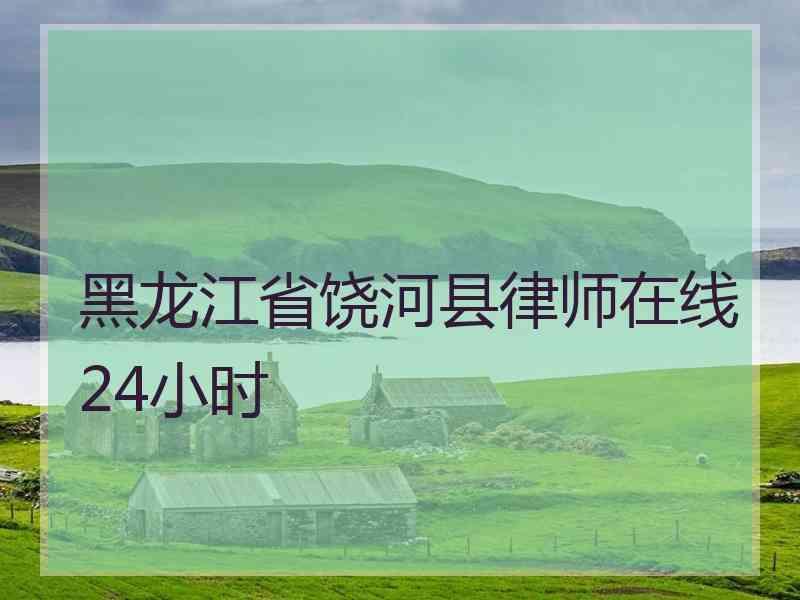 黑龙江省饶河县律师在线24小时