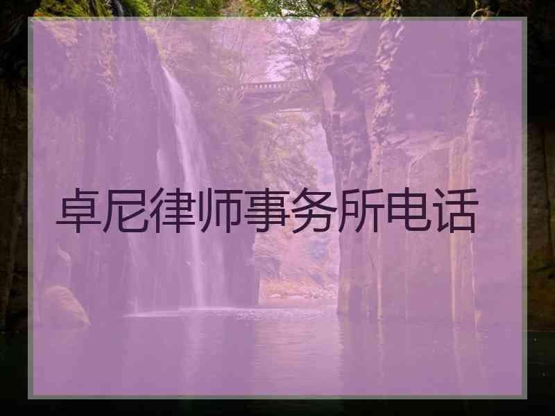 卓尼律师事务所电话