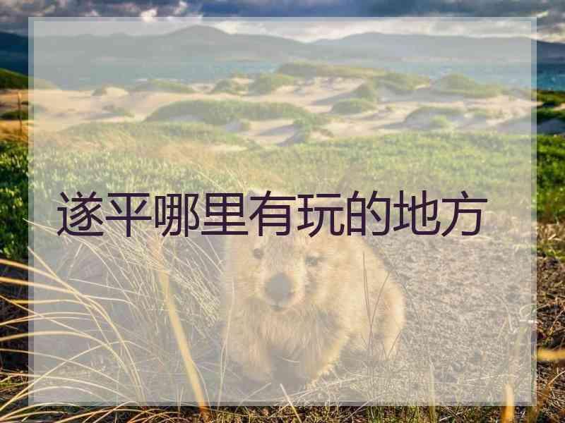 遂平哪里有玩的地方