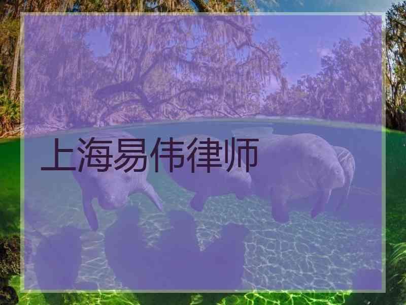 上海易伟律师 上海易伟律师