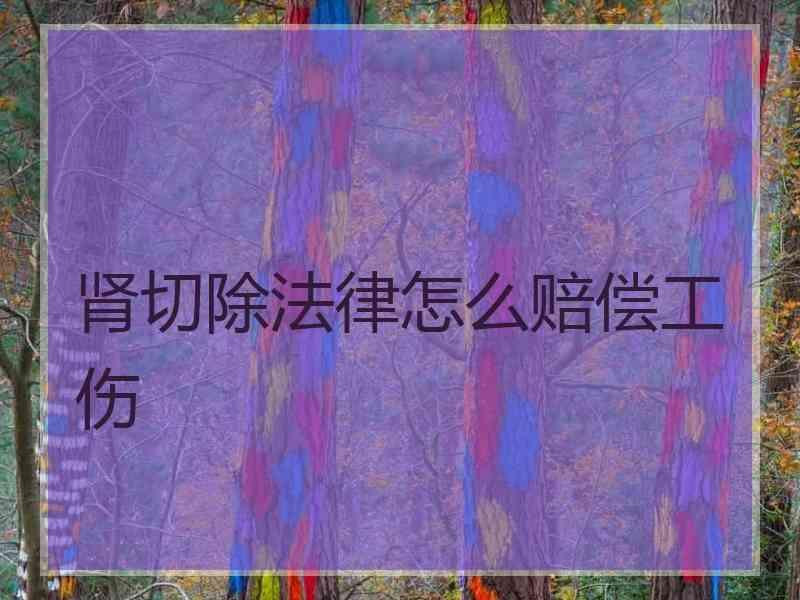 肾切除法律怎么赔偿工伤