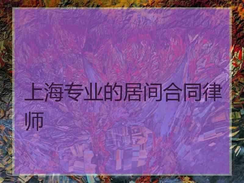 上海专业的居间合同律师