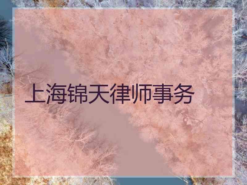 上海锦天律师事务