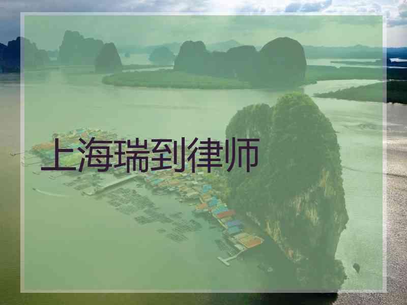 上海瑞到律师