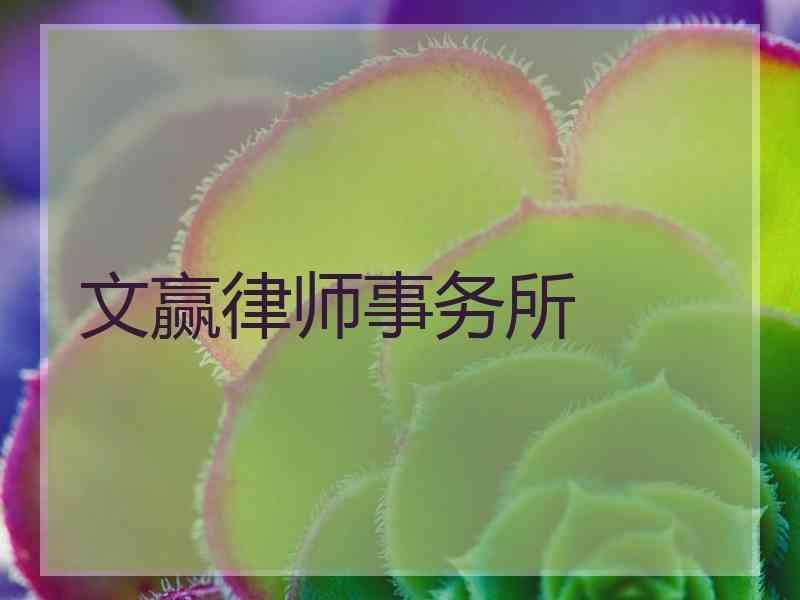 文赢律师事务所