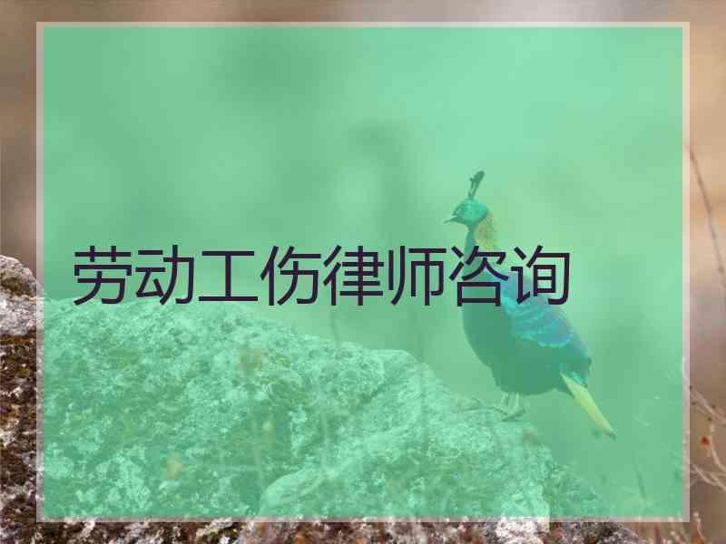 劳动工伤律师咨询