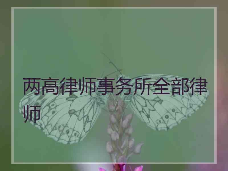 律师事务所全部律师