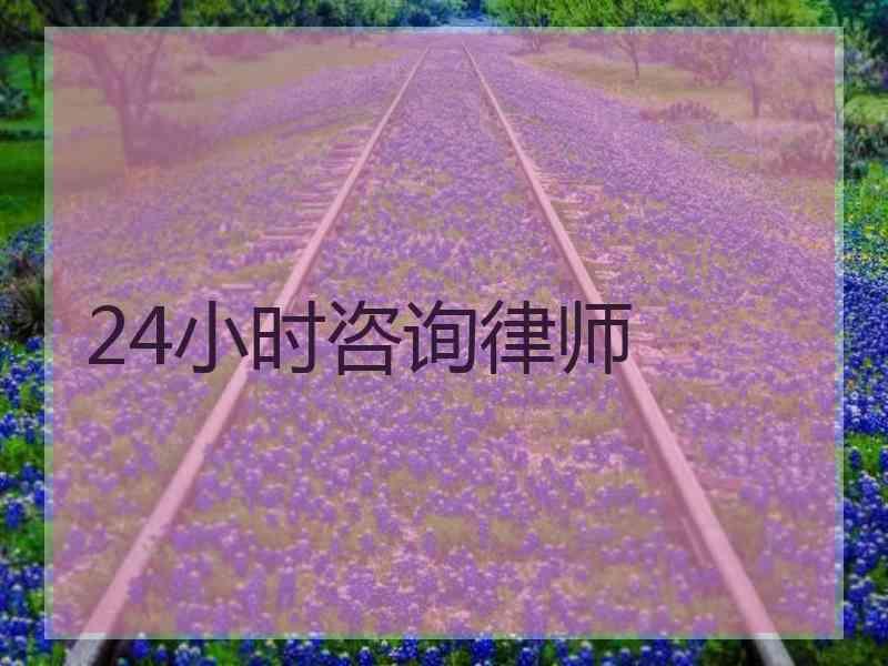 24小时咨询律师