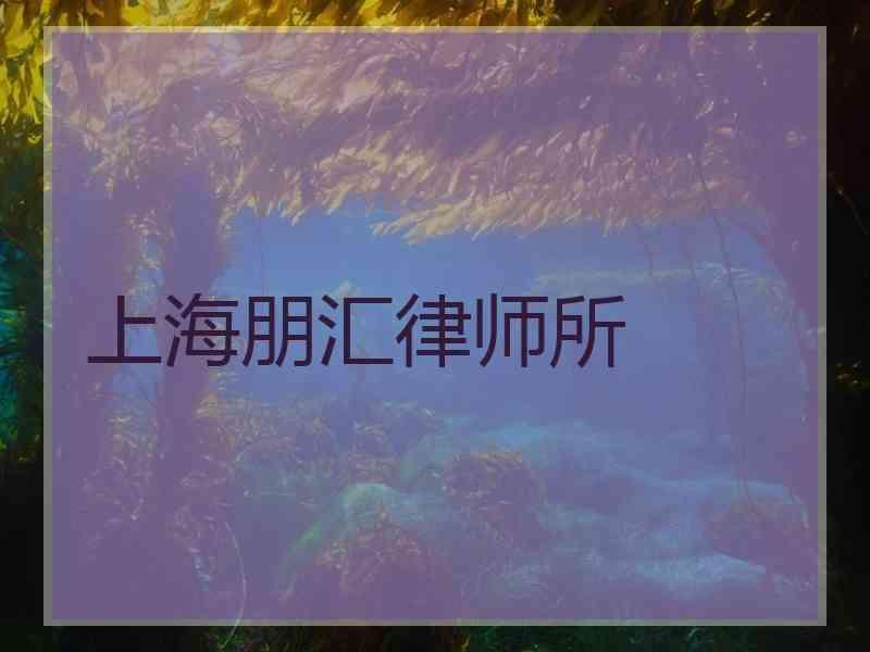 上海朋汇律师所