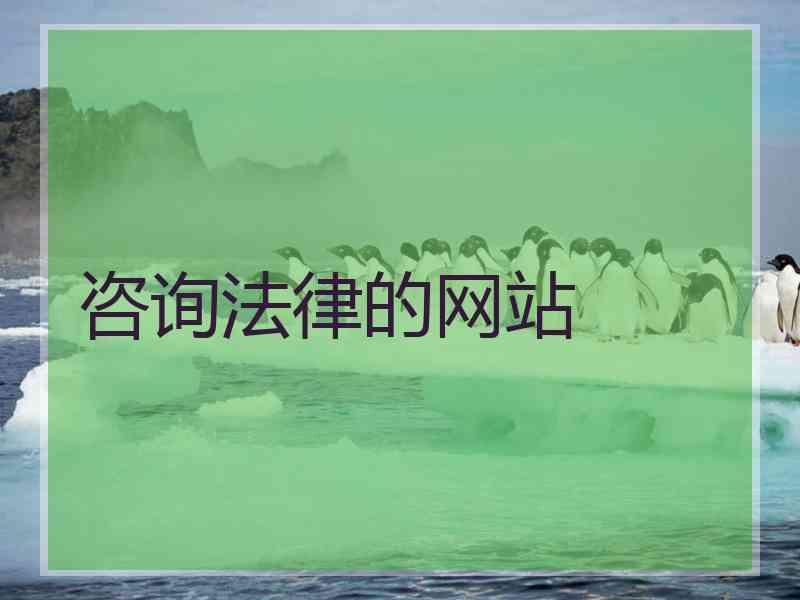 咨询法律的网站