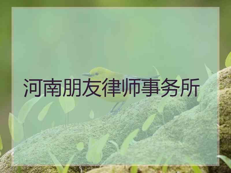 河南朋友律师事务所
