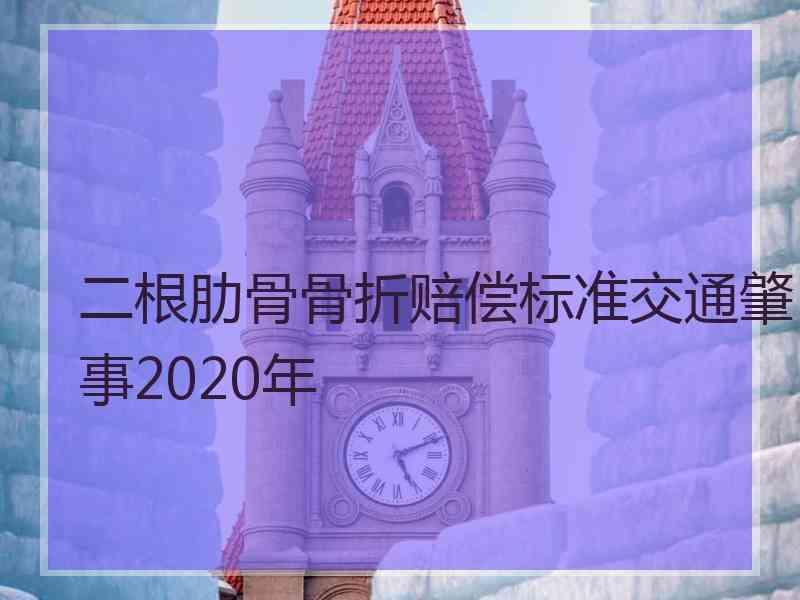 二根肋骨骨折赔偿标准交通肇事2020年