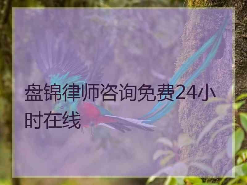 盘锦律师咨询免费24小时在线