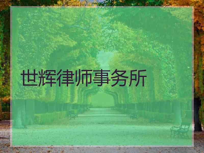 世辉律师事务所