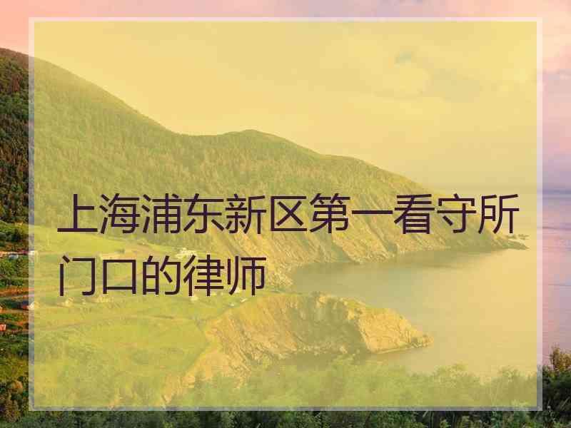 被拘留的犯罪嫌疑人上海张江看守所真实生活上海浦东律师事务所地址