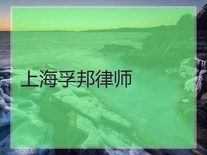 上海孚邦律师