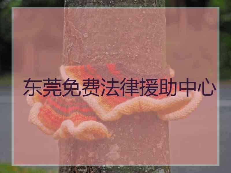 东莞免费法律援助中心