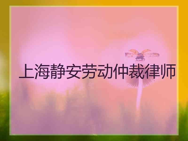 上海静安劳动仲裁律师