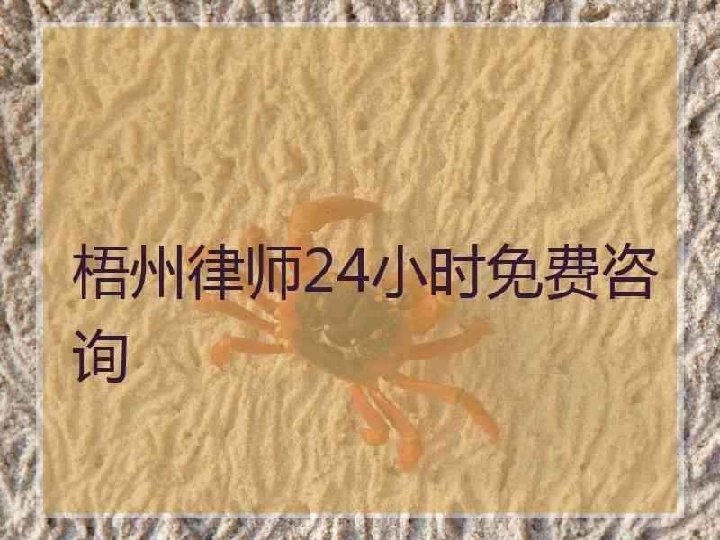 梧州律师24小时免费咨询