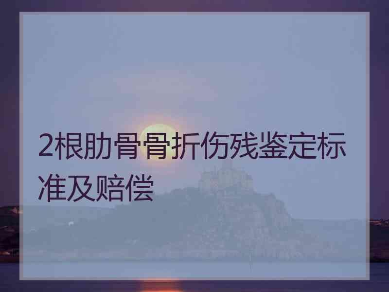 2根肋骨骨折伤残鉴定标准及赔偿