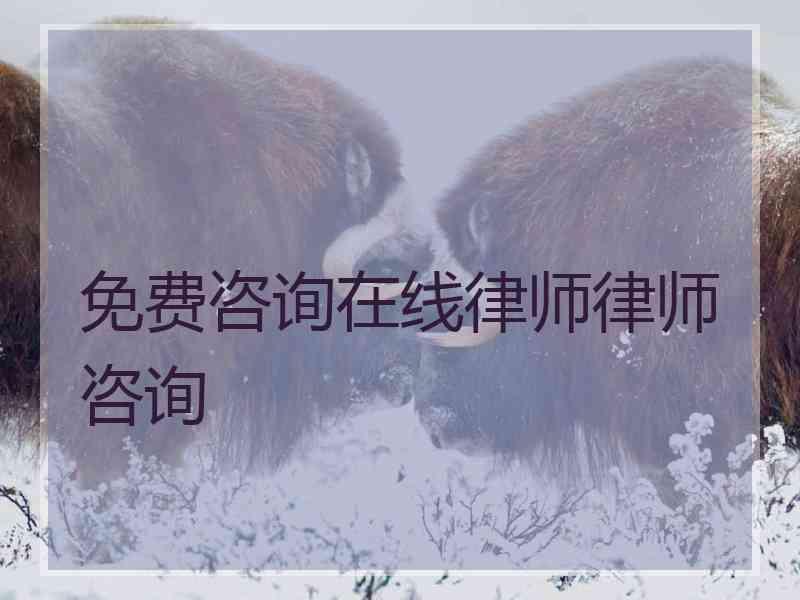 免费咨询在线律师律师咨询