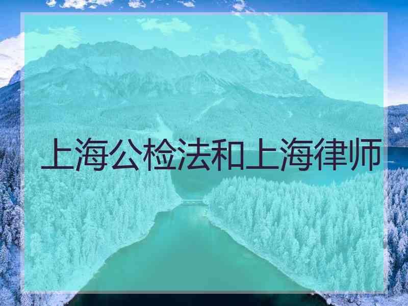 上海公检法和上海律师