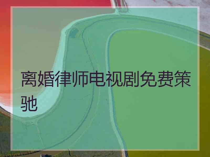 离婚律师电视剧免费策驰