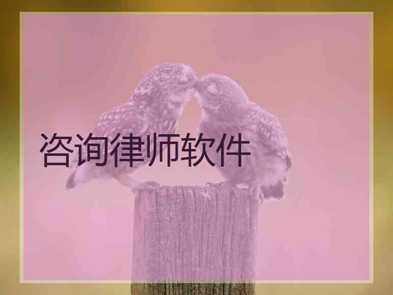 咨询律师软件