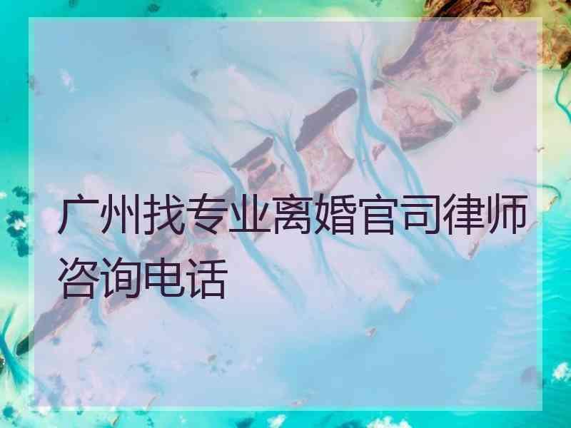 广州找专业离婚官司律师咨询电话 广州找专业离婚官司律师咨询电话