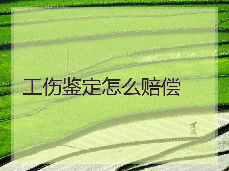 工伤鉴定怎么赔偿