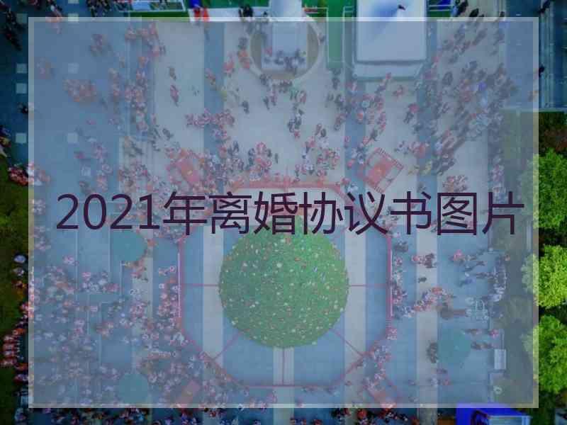 2021年离婚协议书图片