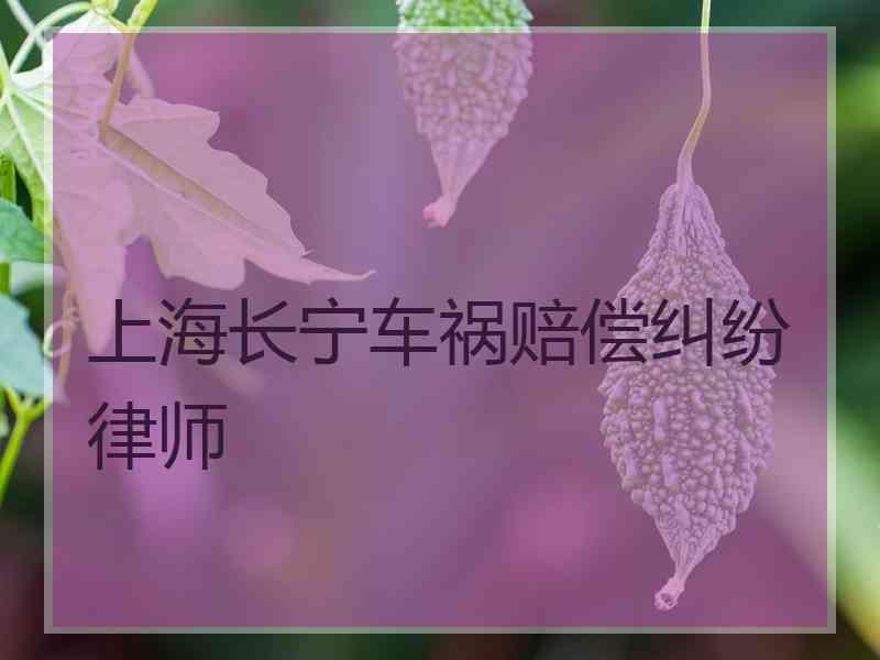 上海长宁车祸赔偿纠纷律师