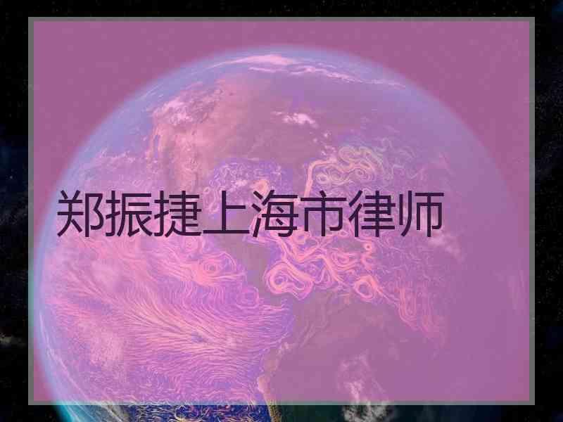 郑振捷上海市律师