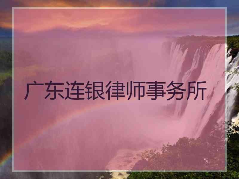 广东连银律师事务所