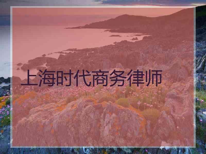 上海时代商务律师