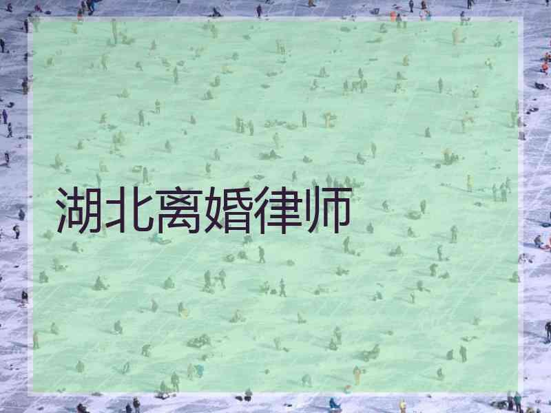 湖北离婚律师