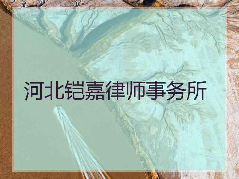 河北铠嘉律师事务所