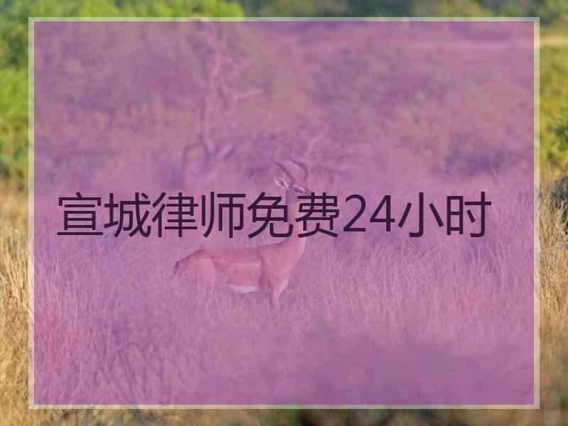 宣城律师免费24小时