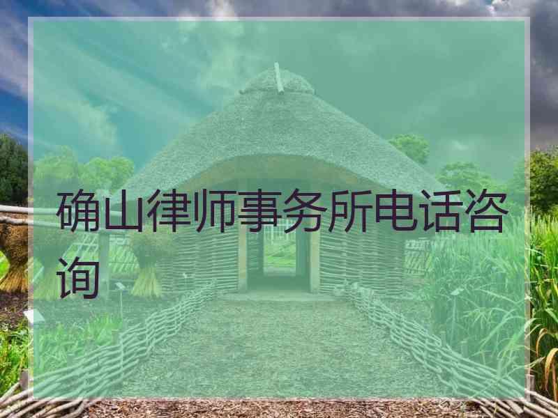 确山律师事务所电话咨询